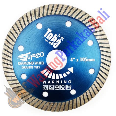 Jual TOHO Mata Potong Granit 4 Diamond Wheel Turbo Biru Mata Gerinda