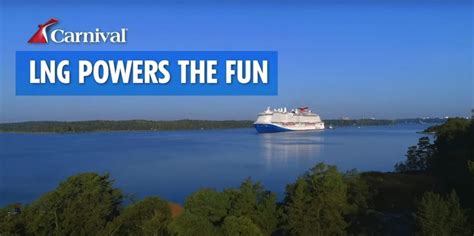 Carnival Cruise Line Releases LNG Fuel Technology Video For Earth Day