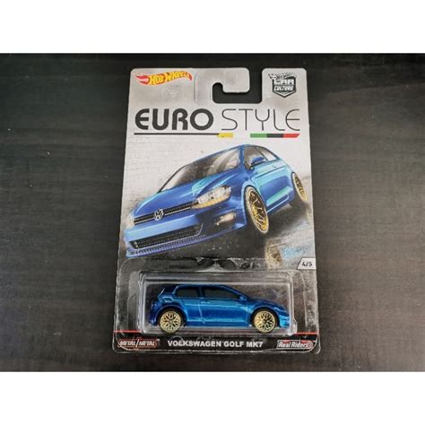 Hot Wheels Euro Style Volkswagen Golf Mk Shopee Malaysia