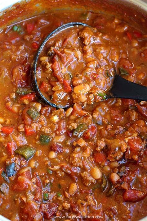 Beef And Chorizo Chili The Rising Spoon