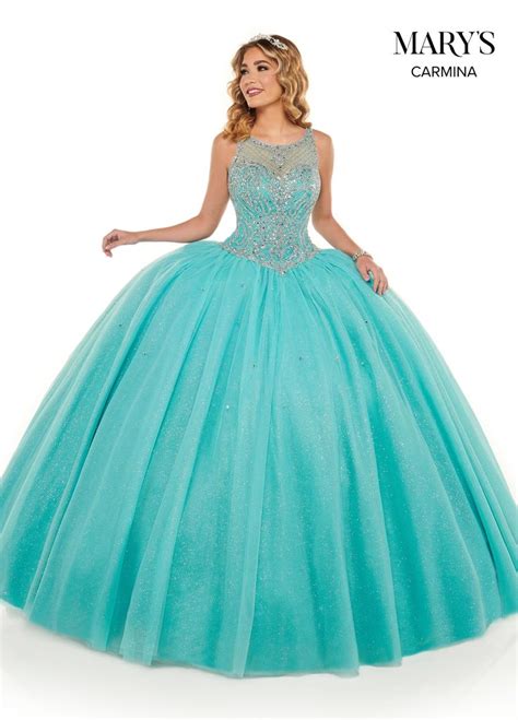 Mary s Quinceañera MQ1070 Turquoise quinceanera dresses Most