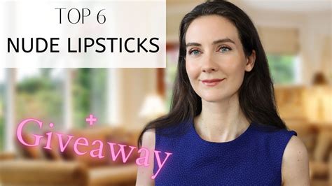 Swatching My TOP 6 NUDE Lipsticks Giveaway CLOSED YouTube