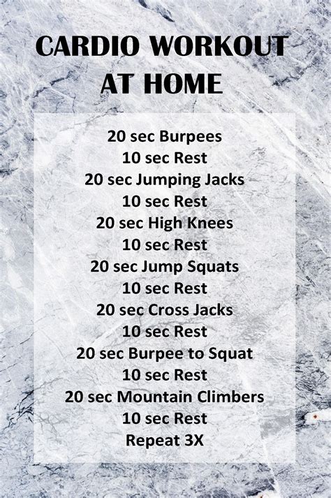 Perfect Cardio Workout For In Your Home Experiments In Wellness