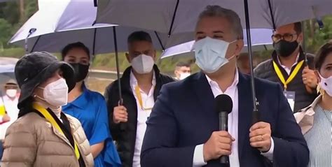 El Presidente Iván Duque Entregó Tramos Del Túnel De La Línea Capital