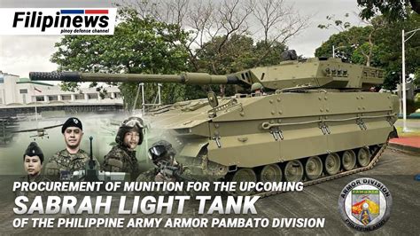 Ascod Sabrah Light Tank Of The Phil Army Will Be Equipped By Mm