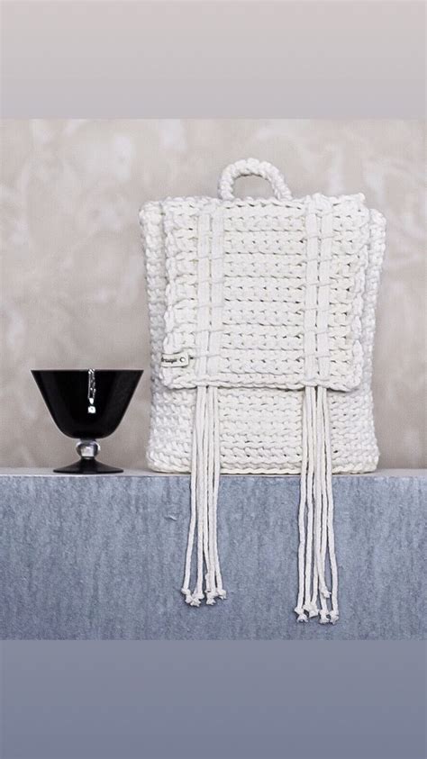 Рюкзак из хлопкового шнура. Загружено из инстаграм @accessory_artstyle