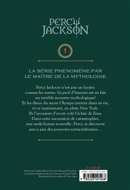 Percy Jackson Tome 1 Le Voleur De Foudre Rick Riordan 2226491260