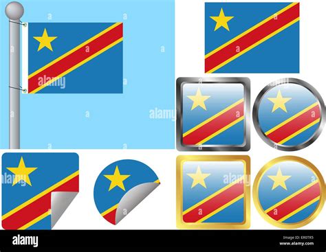 Congo Metallic Stock Vector Images Alamy