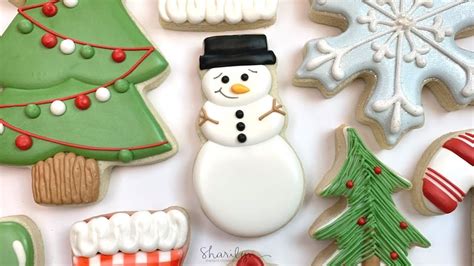 How To Decorate Easy Snowman Sugar Cookies 12 Days Of Christmas Youtube