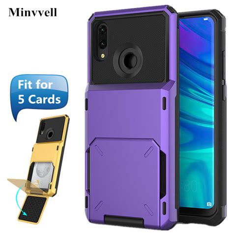 Funda Con Tapa Para Huawei P Smart 2019 Carcasa Con Ranuras Para