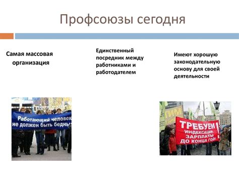 Российские профсоюзы. История и современность - презентация онлайн