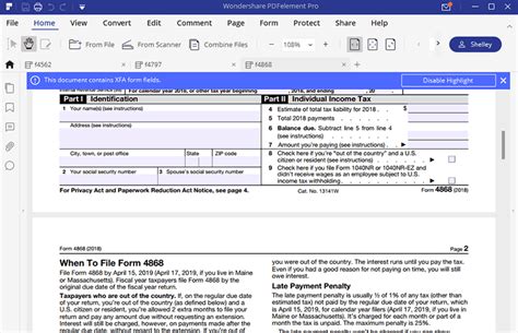 Irs Form Printable