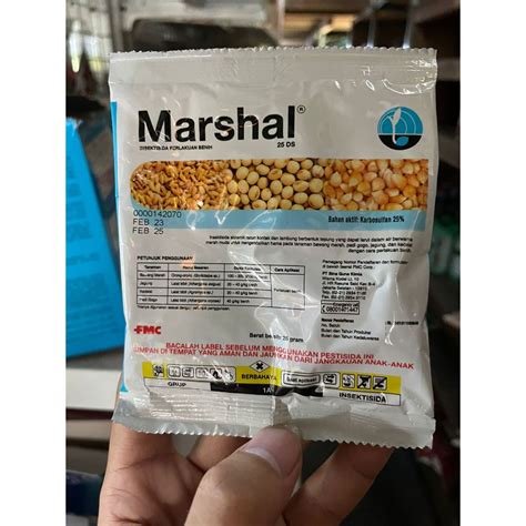 Jual Insektisida Marshal Ds Insektisida Perlakuan Benih Shopee