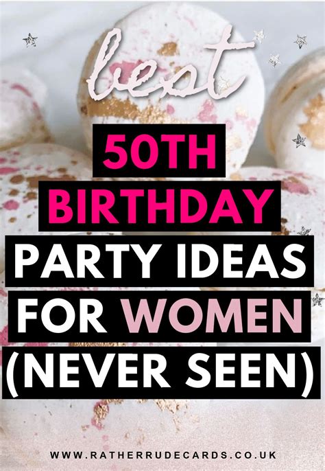 Diy Creative 50th Birthday Party Ideas For Women 50th Birthday Party