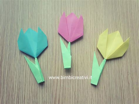 Tulipani Origami Bimbi Creativi