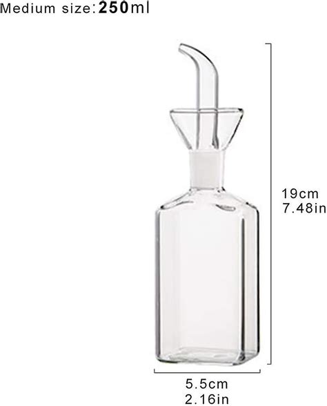 Olieflaske Glas Olivenolie Dispenser Flaske Glas Madolie Eddike