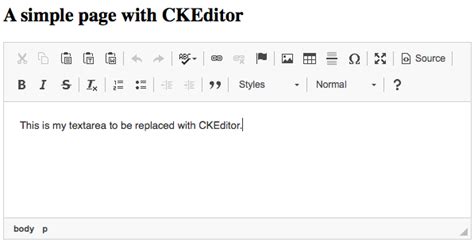 Quick Start Guide Ckeditor Documentation