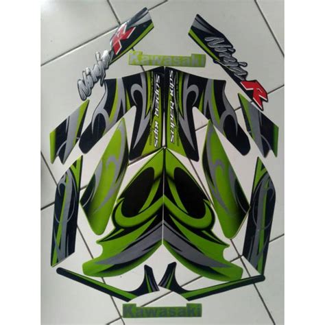 Jual Stiker Striping Kawasaki Ninja R 2012 Hijau Shopee Indonesia