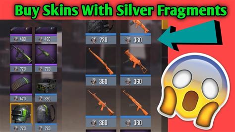 Get Free Skins In Pubg Mobile Buy Skins With Silver Fragments Youtube