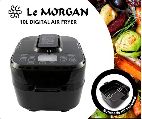 10l Digital Air Fryer Le Morgan Exclusive Homeware Products