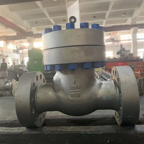 High Pressure 8 Inch DN200 Class 2500 Cast Steel Bolted Body Solid