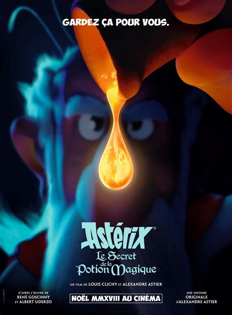 Astérix Le secret de la potion magique une affiche Panoramix