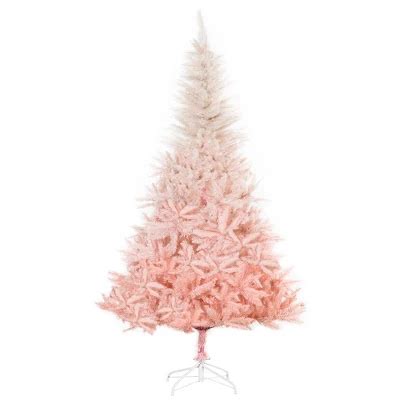 Homcom Ft Unlit Spruce Artificial Christmas Tree With Realistic