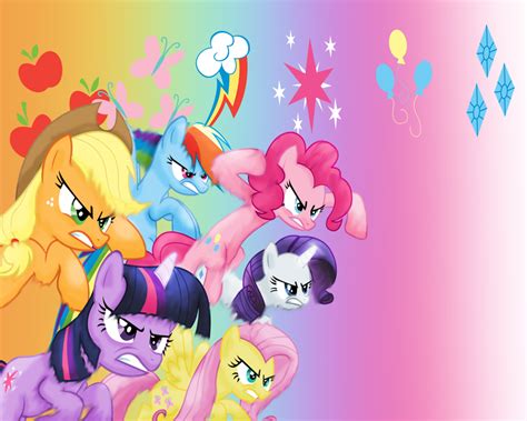 Mlp Mane Six Wallpapers Wallpapersafari