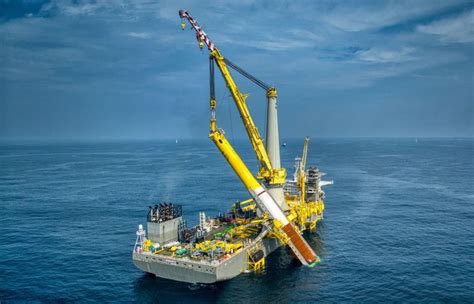 In Pics Boskalis Installs Largest Us Wind Farm Foundation