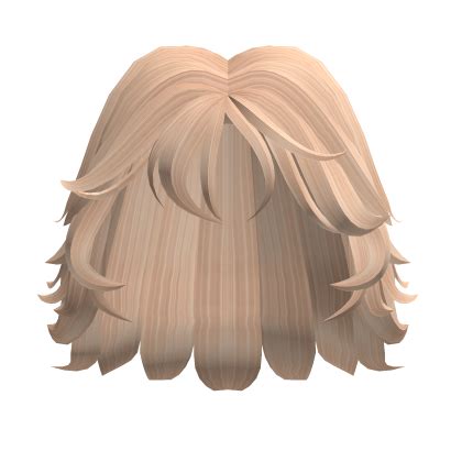 Mid Length Wolf Cut Blonde Roblox