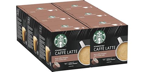 Chollo Pack de 72 cápsulas Starbucks Caffè Latte de Nescafé Dolce Gusto