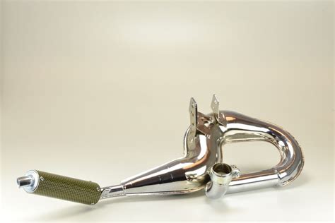 SIMONINI EXHAUST CHROMED FOR PIAGGIO VESPA PE 200