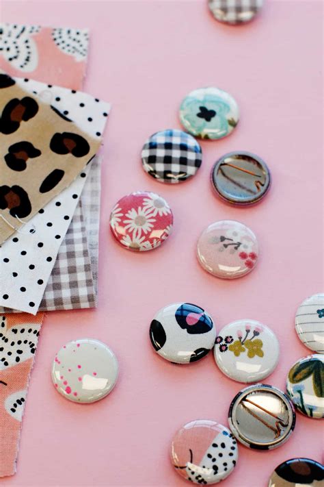 How To Make Button Pins With Fabric Scraps See Kate Sew