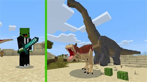 Descargar E Instalar Addon Mod De Dinosaurios Minecraft Pe