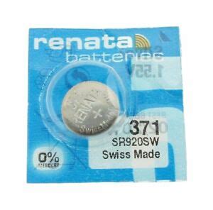 Renata Sr Sw Silver V Watch Battery Ebay