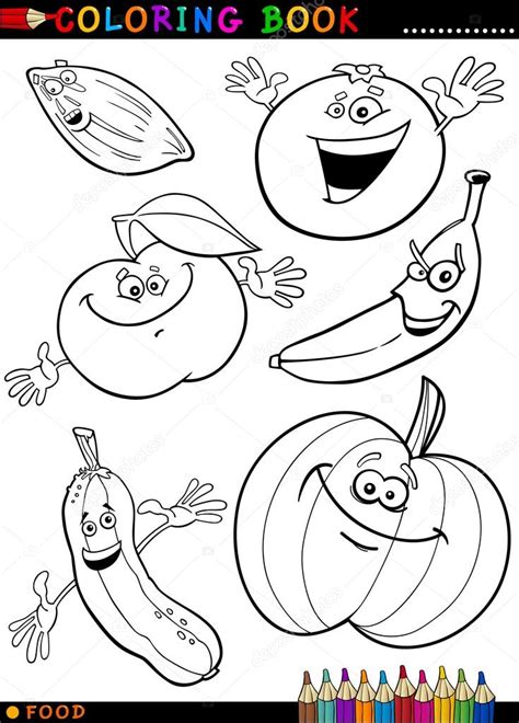 Frutas E Legumes Para Colorir Desenhos Para Colorir Images