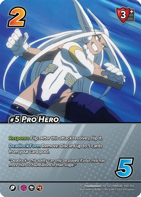 5 Pro Hero XR UniVersus My Hero Academia Jet Burn UniVersus