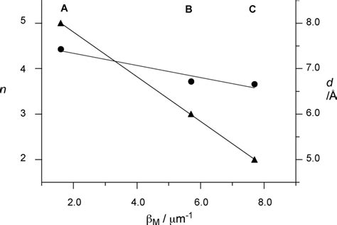 Correlation Of The B M Values With Order Of Rotational Symmetry Axes N