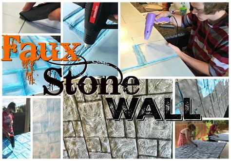 Diy Faux Stone Wall - DIY Faux Stone Wall (aka the best thing ever ...