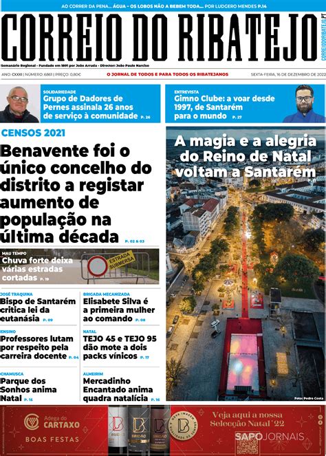 Correio Do Ribatejo Dez Jornais E Revistas Sapo Pt