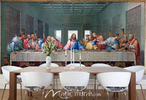 Leonardos Last Supper Wallpaper Mural By Magic Murals