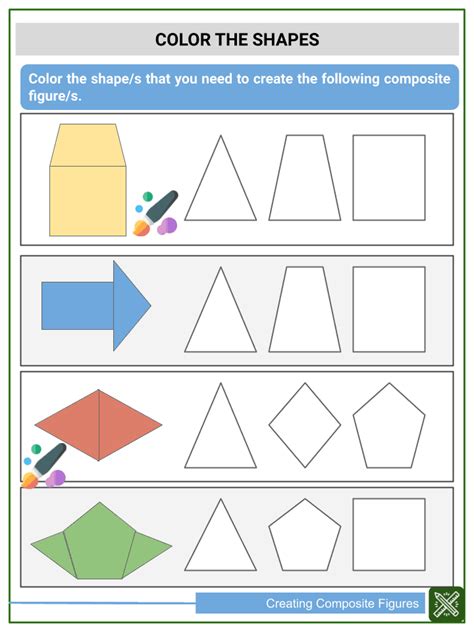 Composite Figures Worksheet Mobinspire