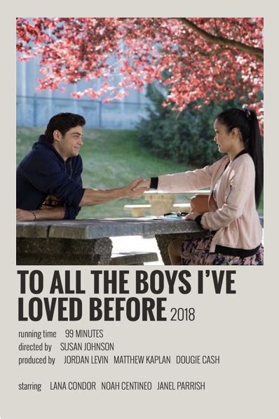 Alternative Movie Posters To All The Boys Ive Loved Before Iconic Movie Posters