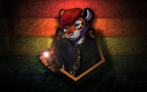 Fondos De Pantalla 2560x1600 Px Anthro Peludo Arco Iris Tigre 2560x1600 Coolwallpapers