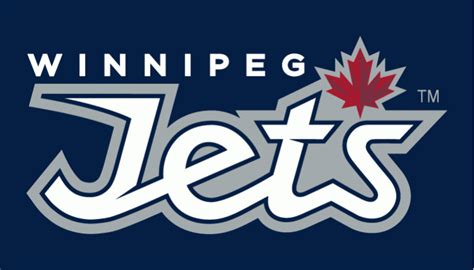 Winnipeg Jets Logo Wordmark Logo National Hockey League Nhl