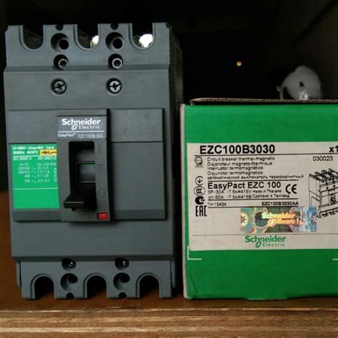 Jual Original Mccb Breaker Mcb Schneider Ezc A A Ka Ka Mccb