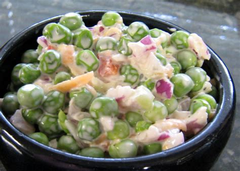 Green Pea Salad With Easy Creamy Dressing Recipe