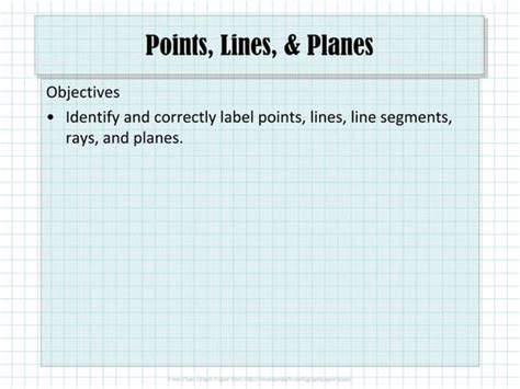 Points, Lines & Planes Powerpoint | PPT