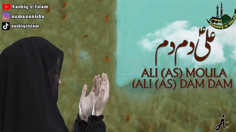 Ali Mola Ali Dam Dam Official Video New Kalam Lyrical Video