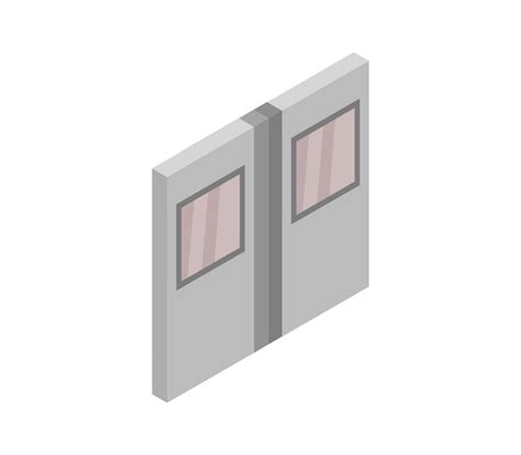 Premium Vector | Subway train doors isometric